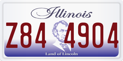 IL license plate Z844904