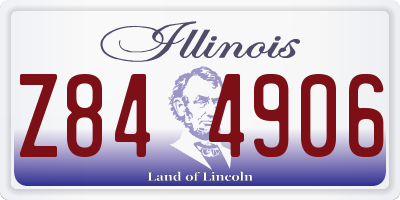IL license plate Z844906