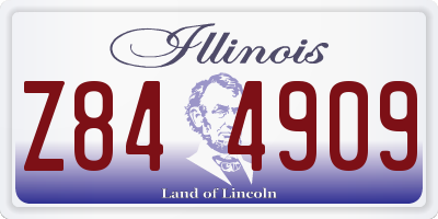 IL license plate Z844909