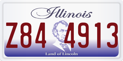 IL license plate Z844913