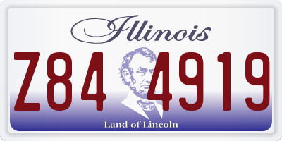 IL license plate Z844919