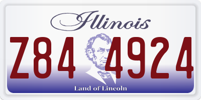 IL license plate Z844924