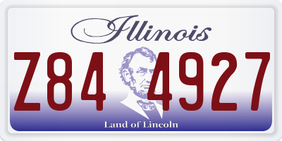 IL license plate Z844927
