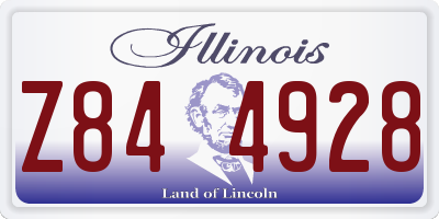 IL license plate Z844928