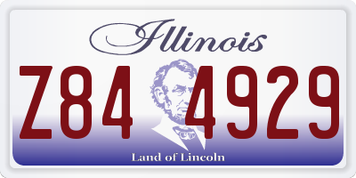 IL license plate Z844929