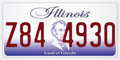 IL license plate Z844930