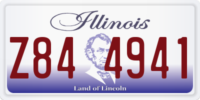 IL license plate Z844941