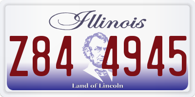 IL license plate Z844945