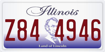 IL license plate Z844946