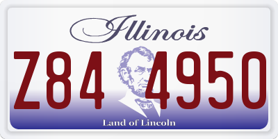 IL license plate Z844950