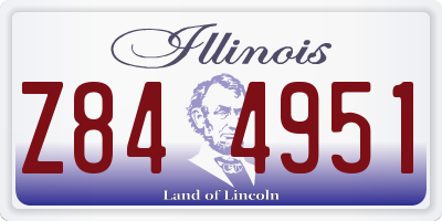 IL license plate Z844951