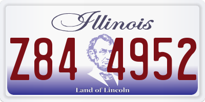 IL license plate Z844952