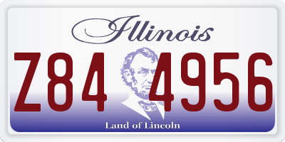 IL license plate Z844956