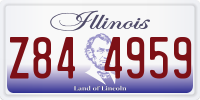 IL license plate Z844959