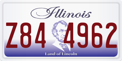 IL license plate Z844962