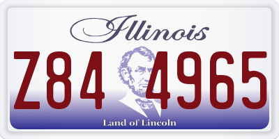IL license plate Z844965