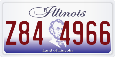 IL license plate Z844966