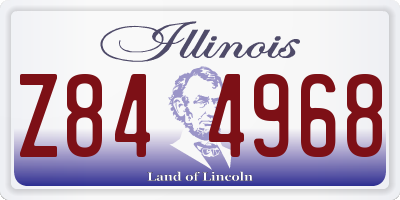 IL license plate Z844968