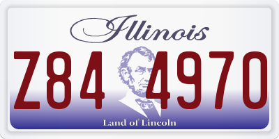 IL license plate Z844970