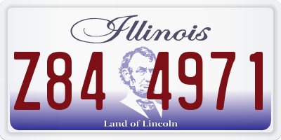 IL license plate Z844971