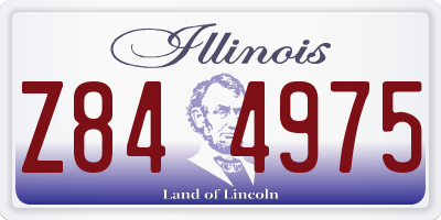 IL license plate Z844975