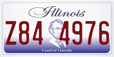 IL license plate Z844976