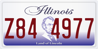 IL license plate Z844977