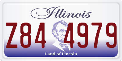 IL license plate Z844979