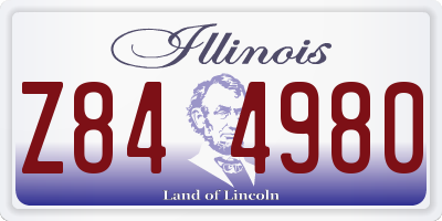 IL license plate Z844980