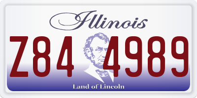 IL license plate Z844989