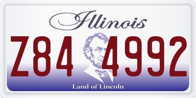 IL license plate Z844992