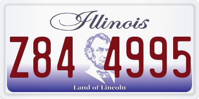 IL license plate Z844995