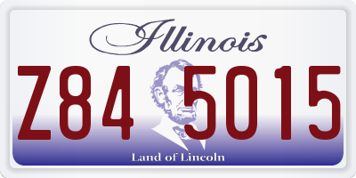 IL license plate Z845015