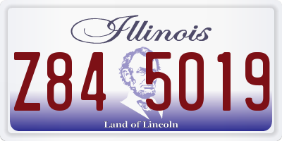 IL license plate Z845019