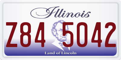 IL license plate Z845042