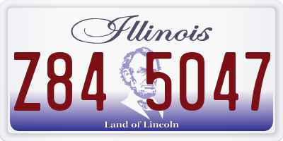 IL license plate Z845047