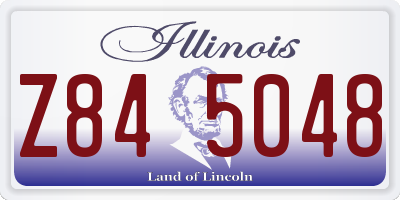 IL license plate Z845048