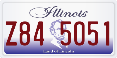 IL license plate Z845051