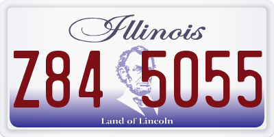 IL license plate Z845055