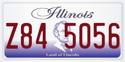 IL license plate Z845056