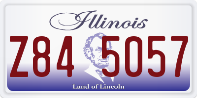 IL license plate Z845057
