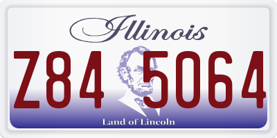 IL license plate Z845064