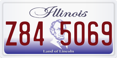 IL license plate Z845069