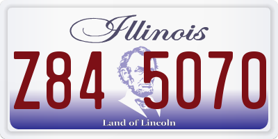 IL license plate Z845070