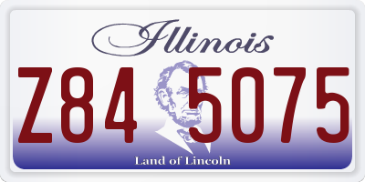 IL license plate Z845075
