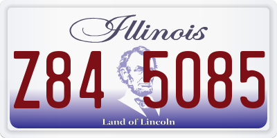 IL license plate Z845085
