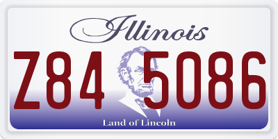 IL license plate Z845086