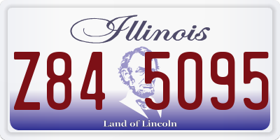 IL license plate Z845095