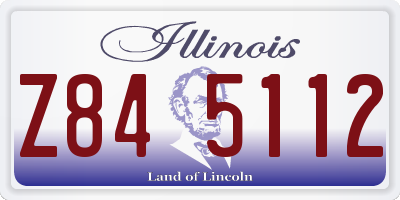 IL license plate Z845112