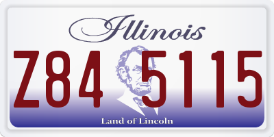 IL license plate Z845115
